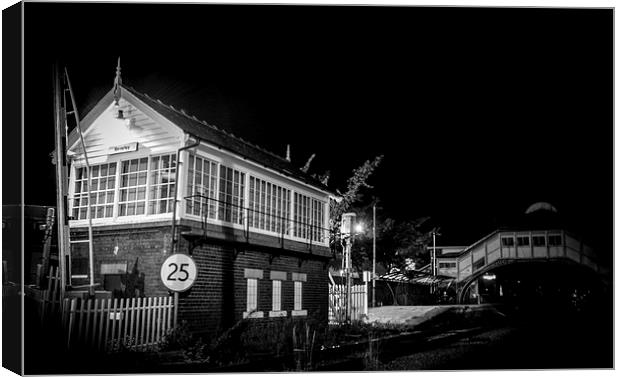  Beverley Rail signal house Canvas Print by Liam Gibbins