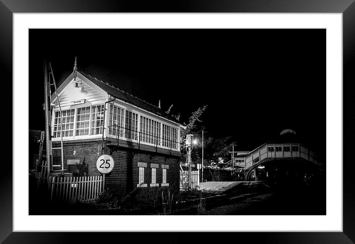  Beverley Rail signal house Framed Mounted Print by Liam Gibbins