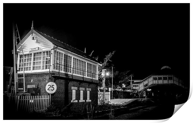  Beverley Rail signal house Print by Liam Gibbins
