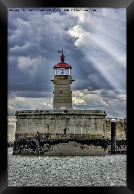  Ramsgate Lighthouse Framed Print by Thanet Photos