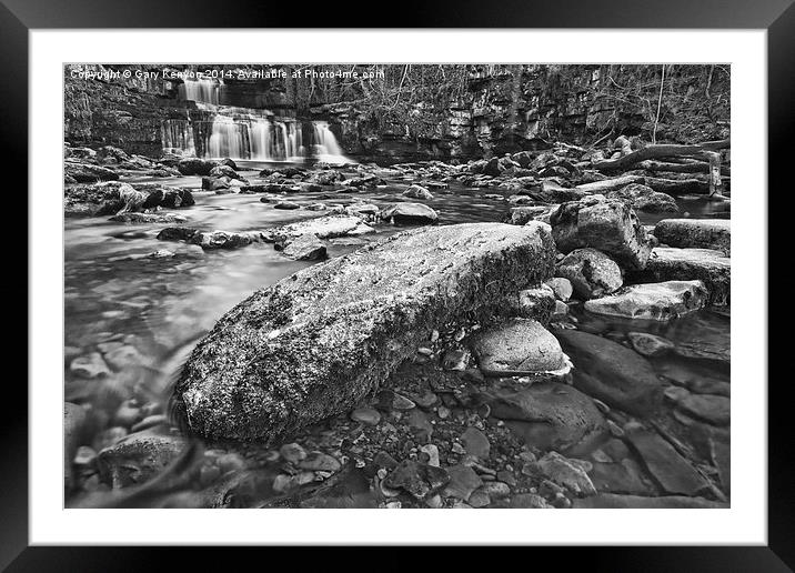  Cotter Force Waterfall Framed Mounted Print by Gary Kenyon