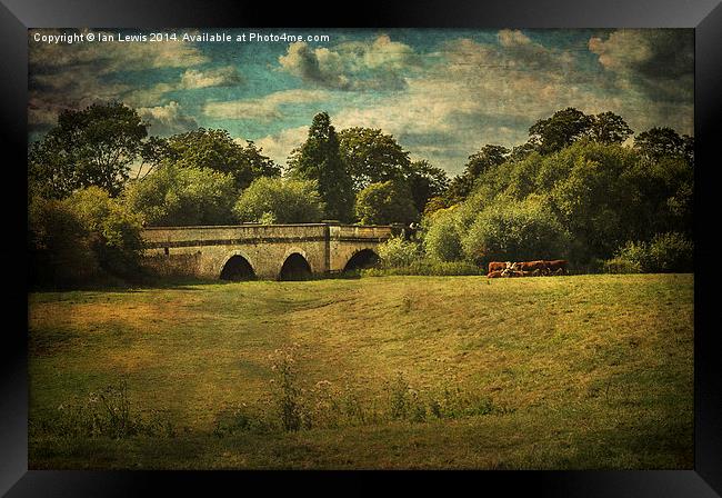  Bridge at Dorchester-on-Thames Framed Print by Ian Lewis
