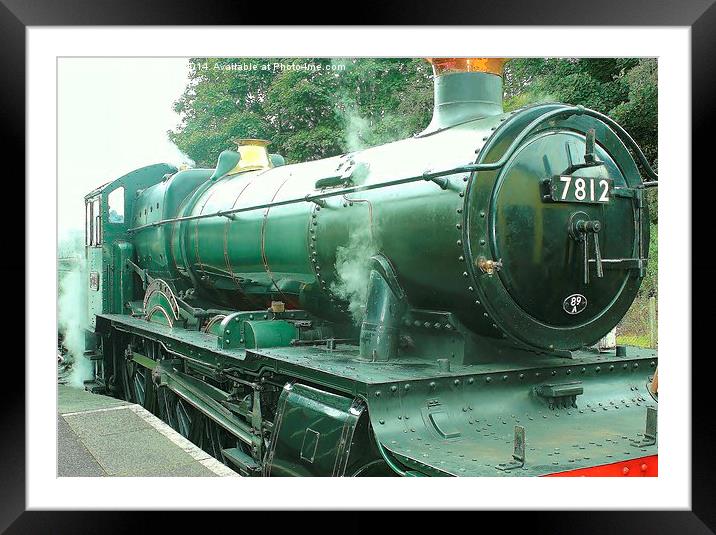  Locomotive 7812 Framed Mounted Print by philip milner