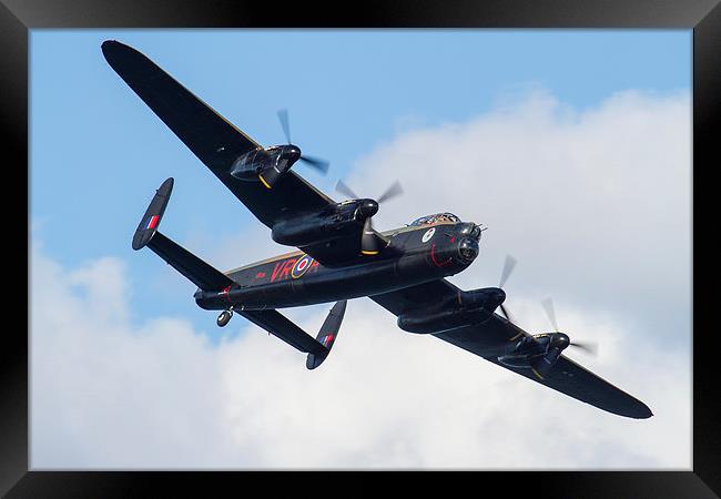 Mynarski Lancaster Bomber Framed Print by Oxon Images