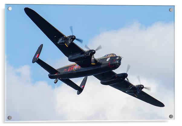  Mynarski Lancaster Bomber Acrylic by Oxon Images