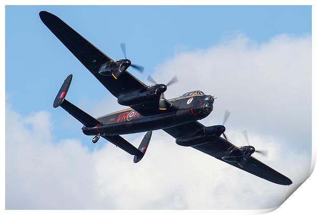  Mynarski Lancaster Bomber Print by Oxon Images