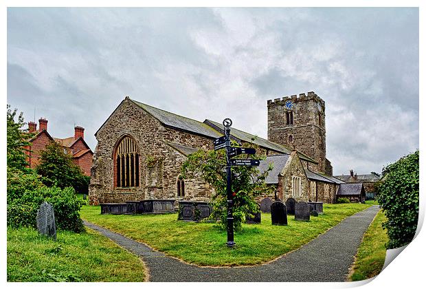  St. Mary and All Saints, Conway Print by Frank Irwin