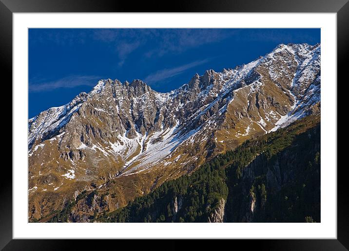 Austrian alps Framed Mounted Print by Thomas Schaeffer