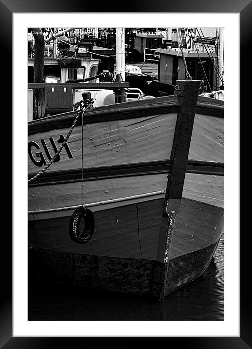  At Milford Docks Framed Mounted Print by Barrie Foster