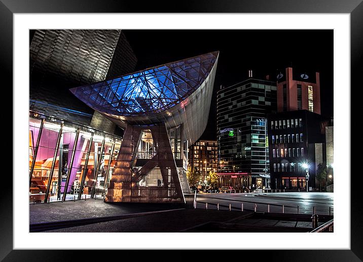  The Lowry Theatre  Framed Mounted Print by Sean Wareing