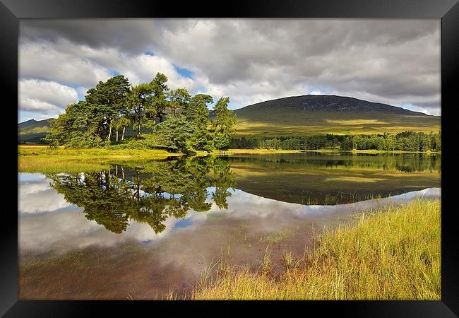 Loch Tulla reflections Framed Print by Stephen Taylor