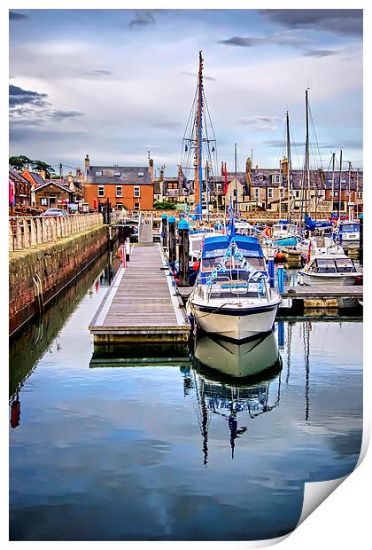 Arbroath Harbour   Print by Valerie Paterson