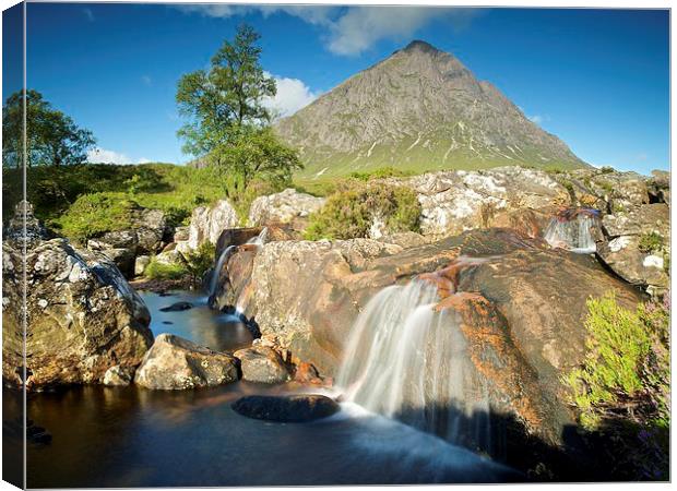  Stob Dearg in simmer Canvas Print by Stephen Taylor