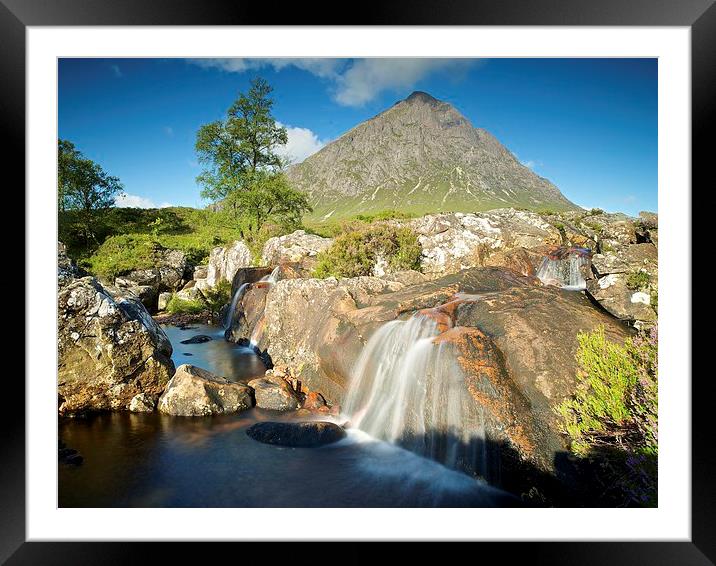  Stob Dearg in simmer Framed Mounted Print by Stephen Taylor