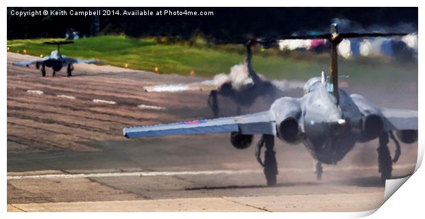  Buccaneer Stream Launch Print by Keith Campbell