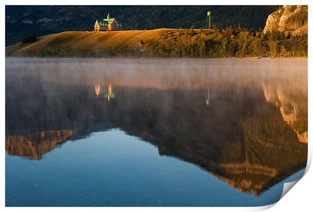 Waterton Lakes Sunrise Print by Thomas Schaeffer