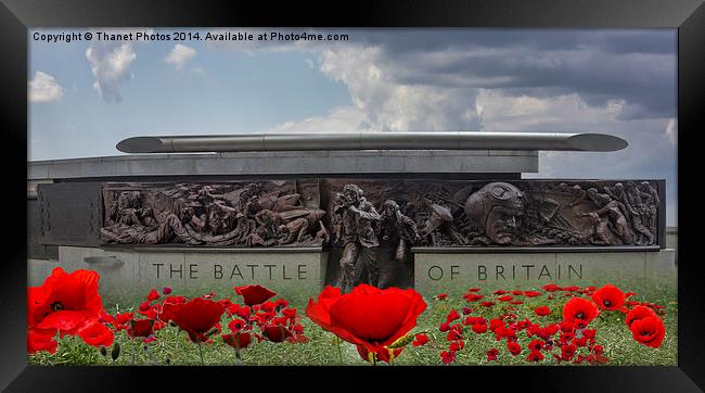  Battle of Britain Monument, London Framed Print by Thanet Photos