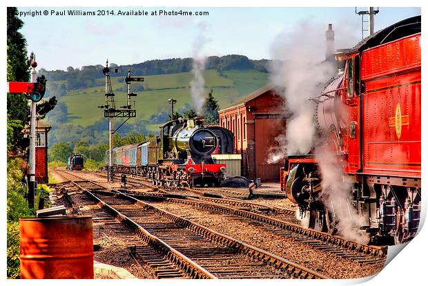  Steam Up! Print by Paul Williams