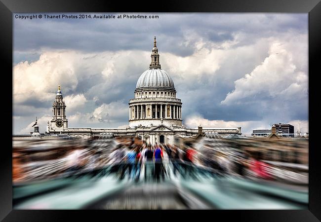  St Paul's Cathedral Framed Print by Thanet Photos