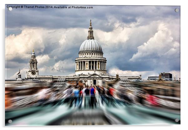  St Paul's Cathedral Acrylic by Thanet Photos