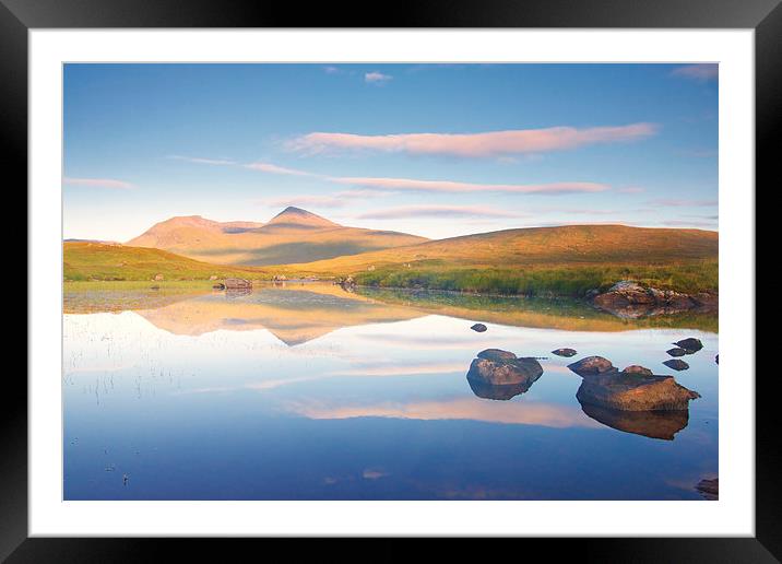  Lochan na h-Achlaise Framed Mounted Print by James Marsden