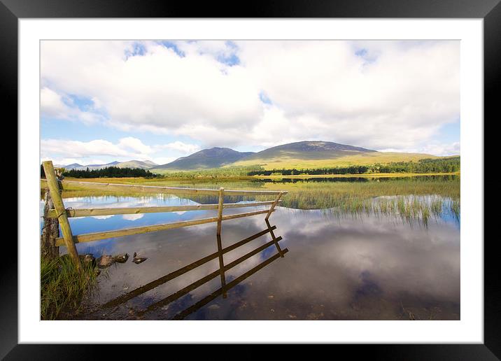  Loch Tulla reflections Framed Mounted Print by James Marsden