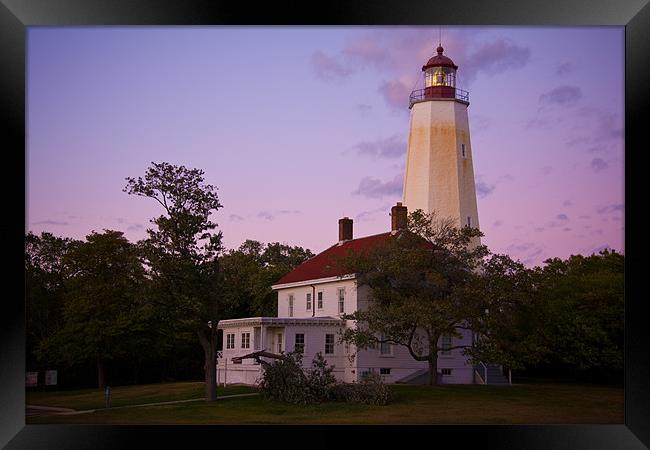 Sandy Hook Lighthouse -2 Framed Print by bill lawson