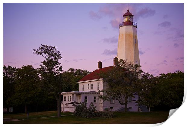 Sandy Hook Lighthouse -2 Print by bill lawson