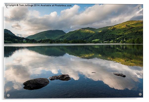 Grassmere Lake Acrylic by Tom Jullings