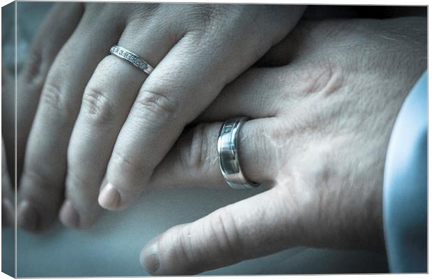  Hands In Marriage Canvas Print by Sean Wareing