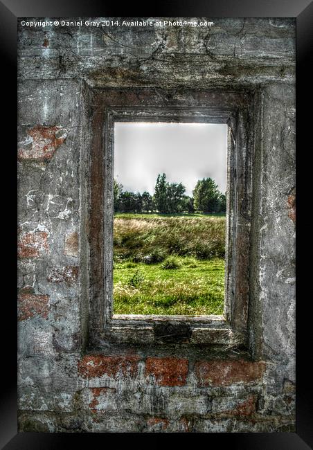  The View Outside Framed Print by Daniel Gray