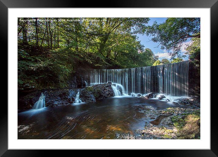 Scenic falls  Framed Mounted Print by Peter Mclardy