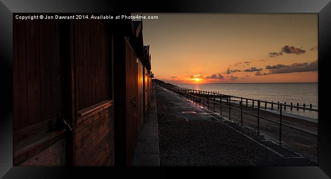  Sunrise Holland on sea, Essex Framed Print by Jonny Essex