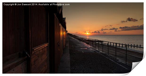  Sunrise Holland on sea, Essex Print by Jonny Essex