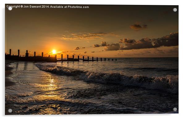  Sunrise 3 Holland on sea, Essex Acrylic by Jonny Essex