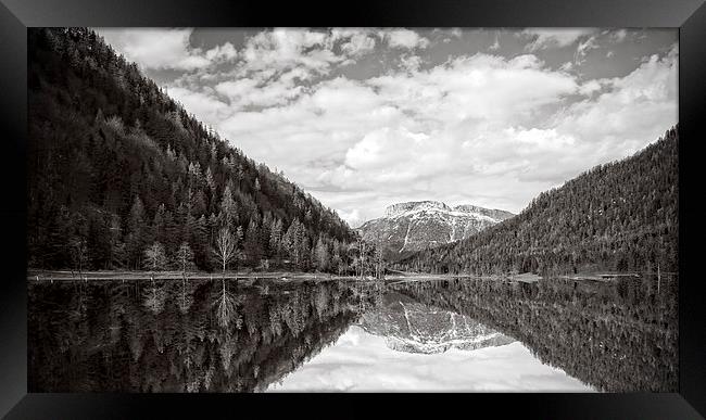  Lake View Framed Print by richard downes