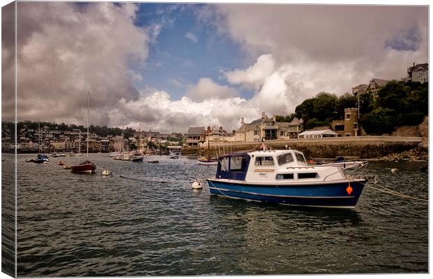 Dartmouth and Kingswear Boats and Harbour Canvas Print by Jay Lethbridge