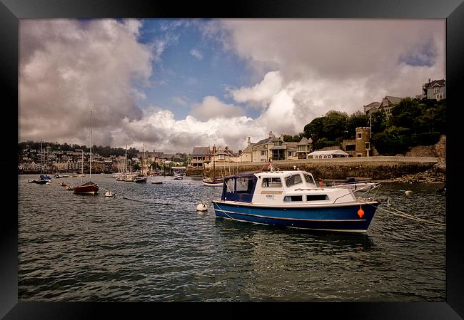 Dartmouth and Kingswear Boats and Harbour Framed Print by Jay Lethbridge
