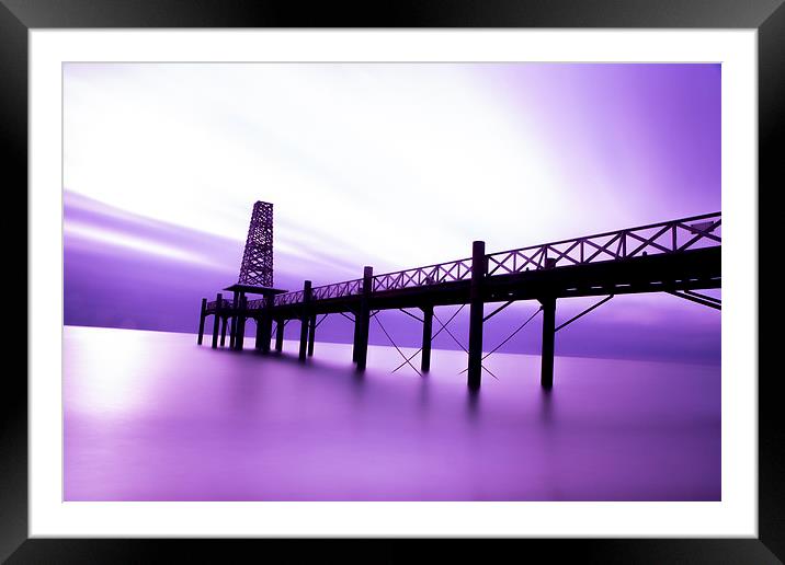  Purple Dawn Framed Mounted Print by David Hare