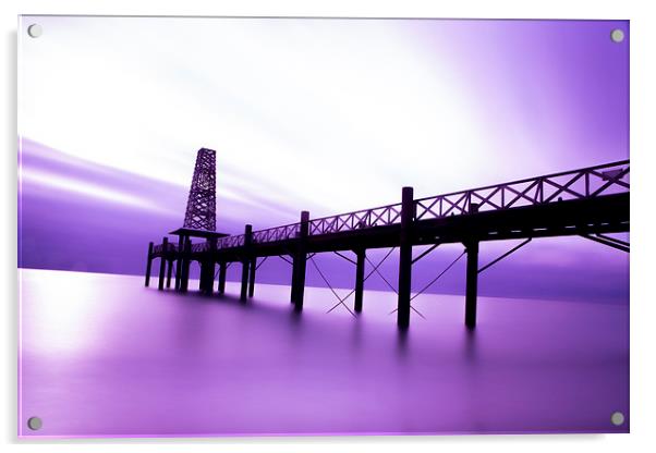  Purple Dawn Acrylic by David Hare