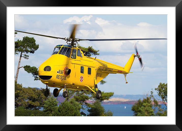  Westland Whirlwind RAF Rescue Framed Mounted Print by Oxon Images