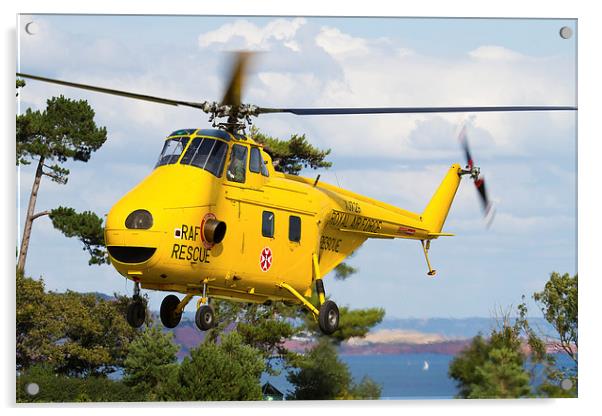  Westland Whirlwind RAF Rescue Acrylic by Oxon Images