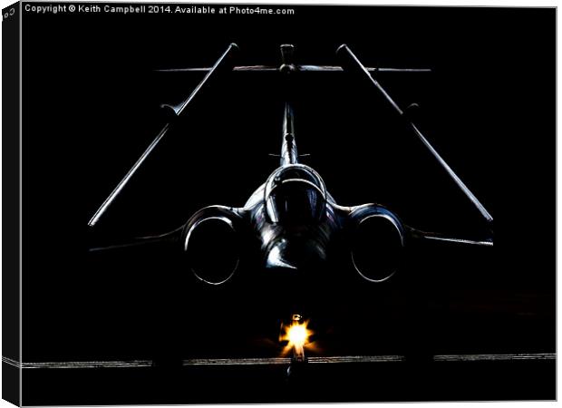  Buccaneer in the Shadows. Canvas Print by Keith Campbell