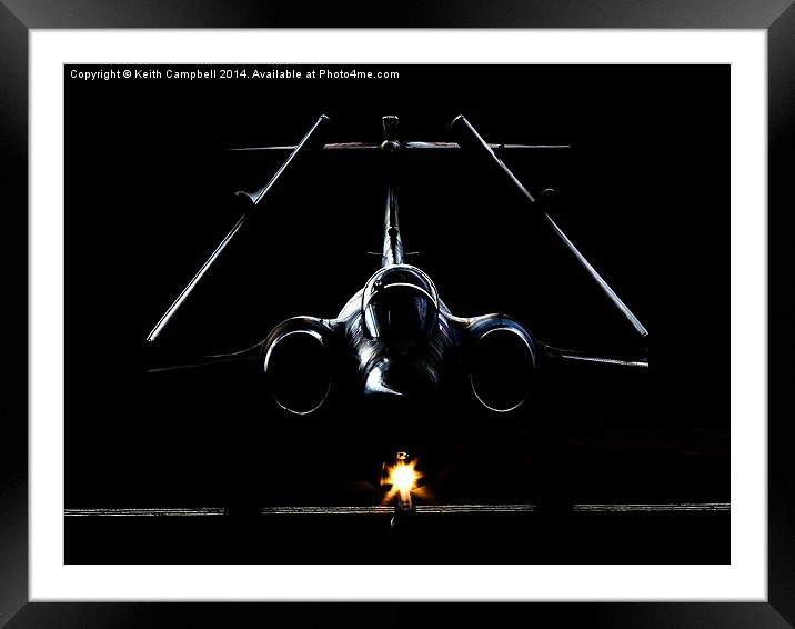  Buccaneer in the Shadows. Framed Mounted Print by Keith Campbell