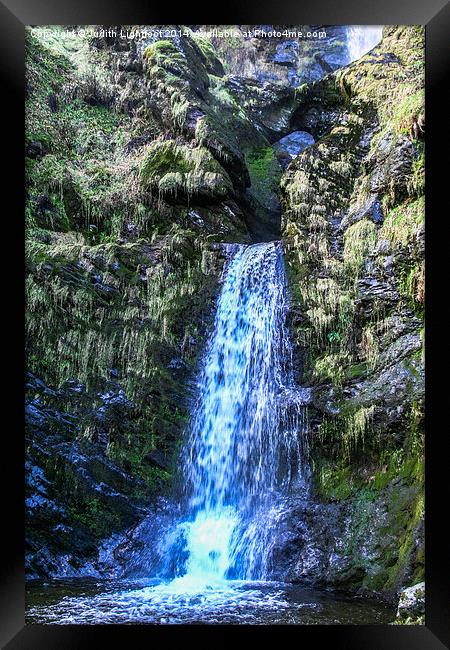 The Fairytale glen of Pistyll Rhaeadr Waterfall 2 Framed Print by Judith Lightfoot