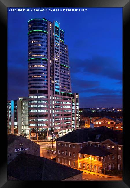  Bridgewater Place Framed Print by Ian Clamp