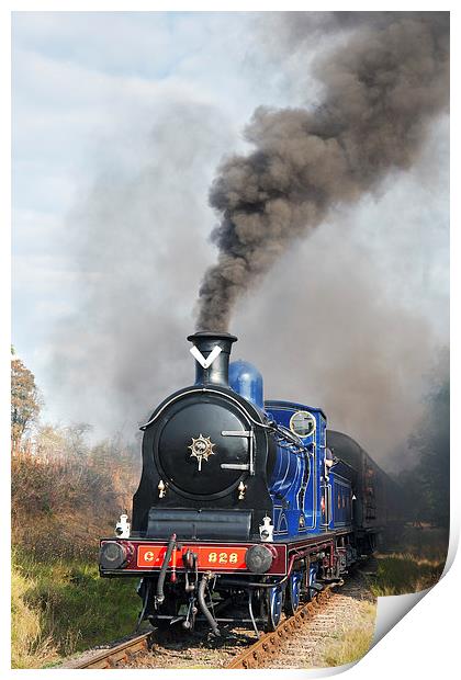  Caledonian Locomotive Print by Ian Duffield