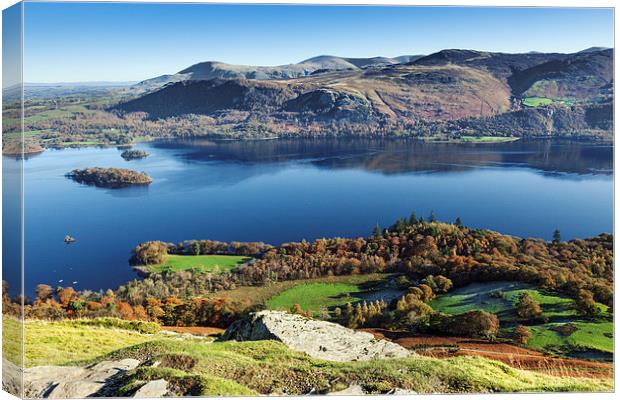  View East from Catbells Canvas Print by Ian Duffield