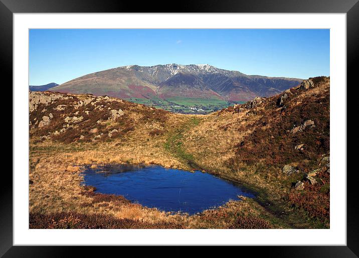  Frozen Tarn by High Rigg Framed Mounted Print by Ian Duffield