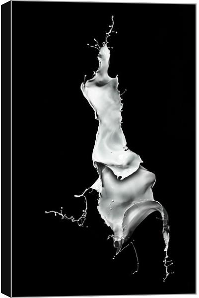 Milk Splash Canvas Print by Natures' Canvas: Wall Art  & Prints by Andy Astbury